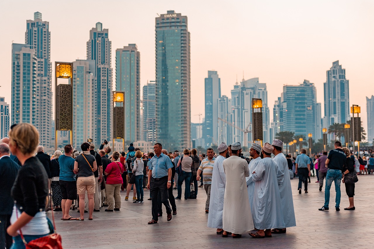Dubai Skyline - Panoramic view of the city's modern architecture and skyscrapers